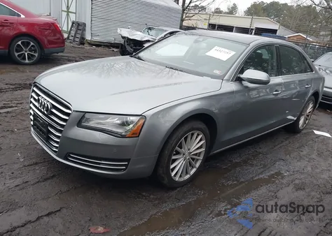 2012 Audi A8 L 4.2 из США, поврежденный, VIN WAURVAFD2CN019761